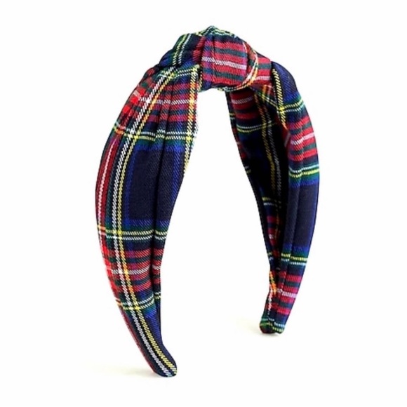 J. Crew Accessories - NEW! J. Crew turban knotted headband in Navy Stewart